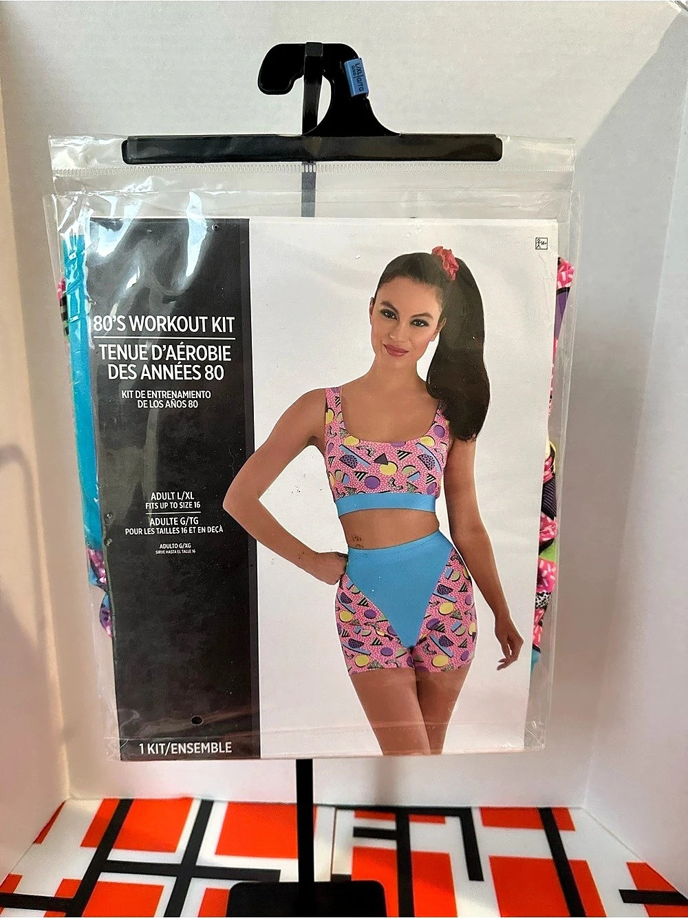 Party City - 80's Workout Kit - Pink & Blue XL - Brand NEW!